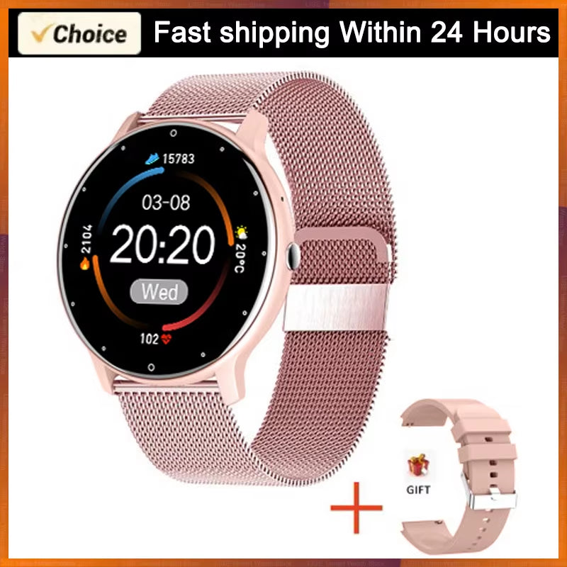 2025 Smartwatch for Men & Women - Waterproof Fitness Tracker with Heart Rate Monitor for Xiaomi, Android & iOS