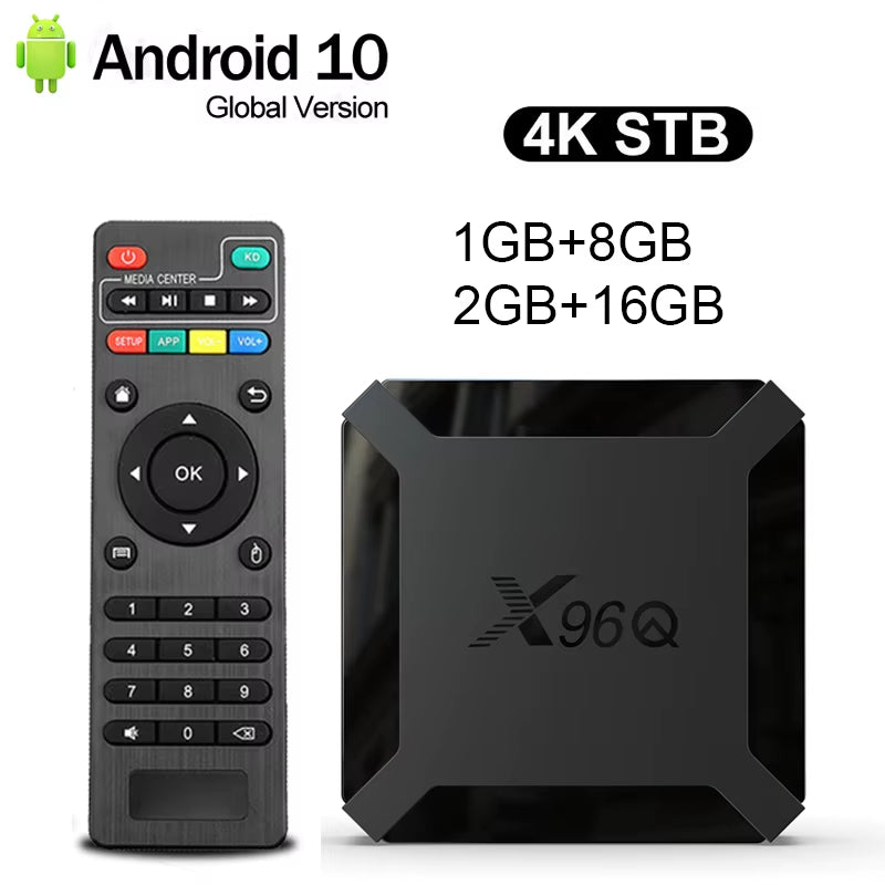 Hot Q Android 10.0 Smart TV Box, 2GB/16GB, Allwinner H313 Quad Core, 4K, Mini Set-Top Box