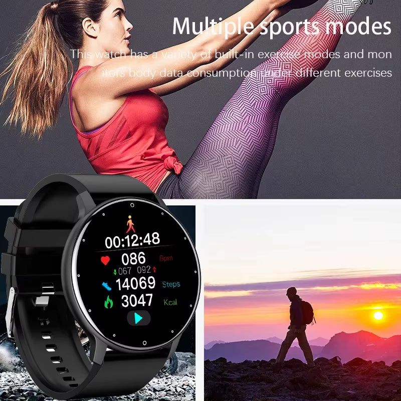 2025 Smartwatch for Men & Women - Waterproof Fitness Tracker with Heart Rate Monitor for Xiaomi, Android & iOS