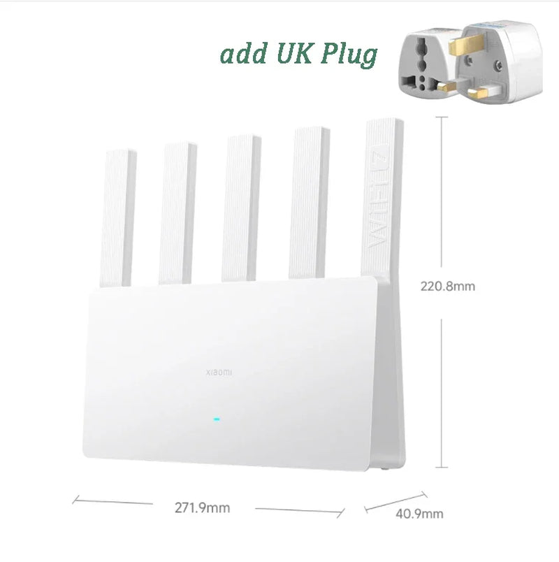 Xiaomi BE5000 WiFi 7 Router - 5000Mbps, Dual-Band, 2.5G Port, 512MB Memory, CN Version