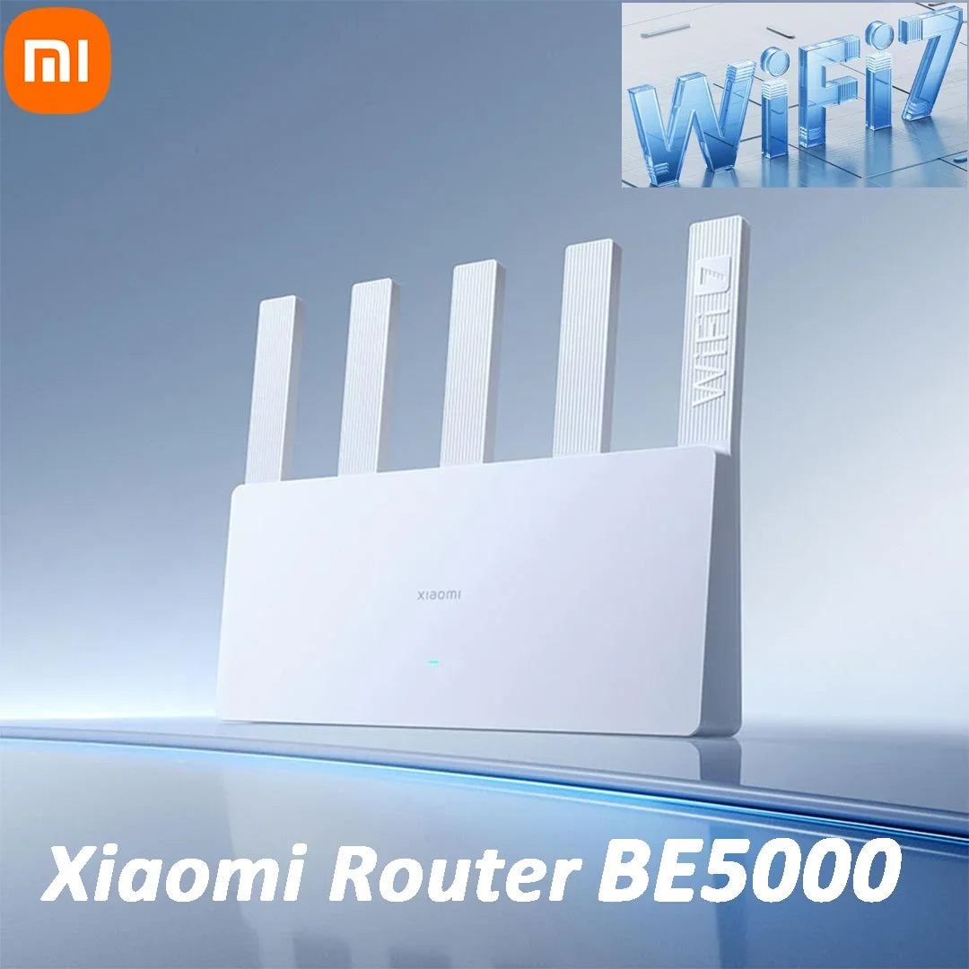 Xiaomi BE5000 WiFi 7 Router - 5000Mbps, Dual-Band, 2.5G Port, 512MB Memory, CN Version