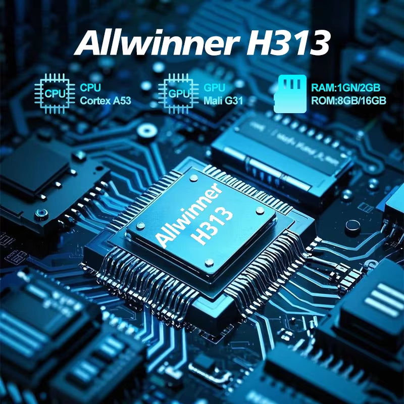 Hot Q Android 10.0 Smart TV Box, 2GB/16GB, Allwinner H313 Quad Core, 4K, Mini Set-Top Box