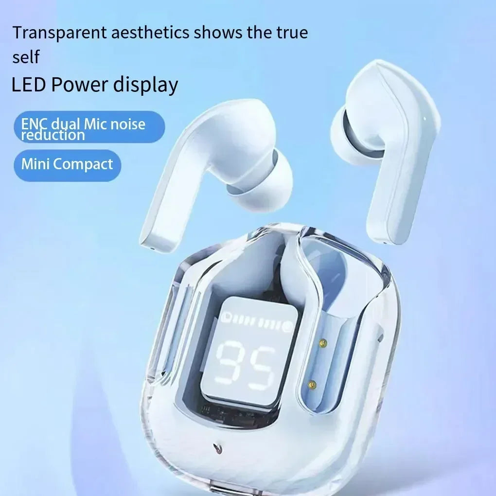 Auriculares Inalámbricos HK3 TWS Bluetooth 5.3 con ENC, Pantalla LED y Sonido Estéreo para Deportes