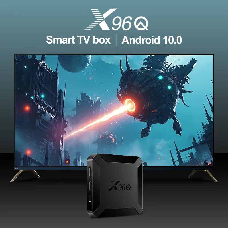 Hot Q Android 10.0 Smart TV Box, 2GB/16GB, Allwinner H313 Quad Core, 4K, Mini Set-Top Box