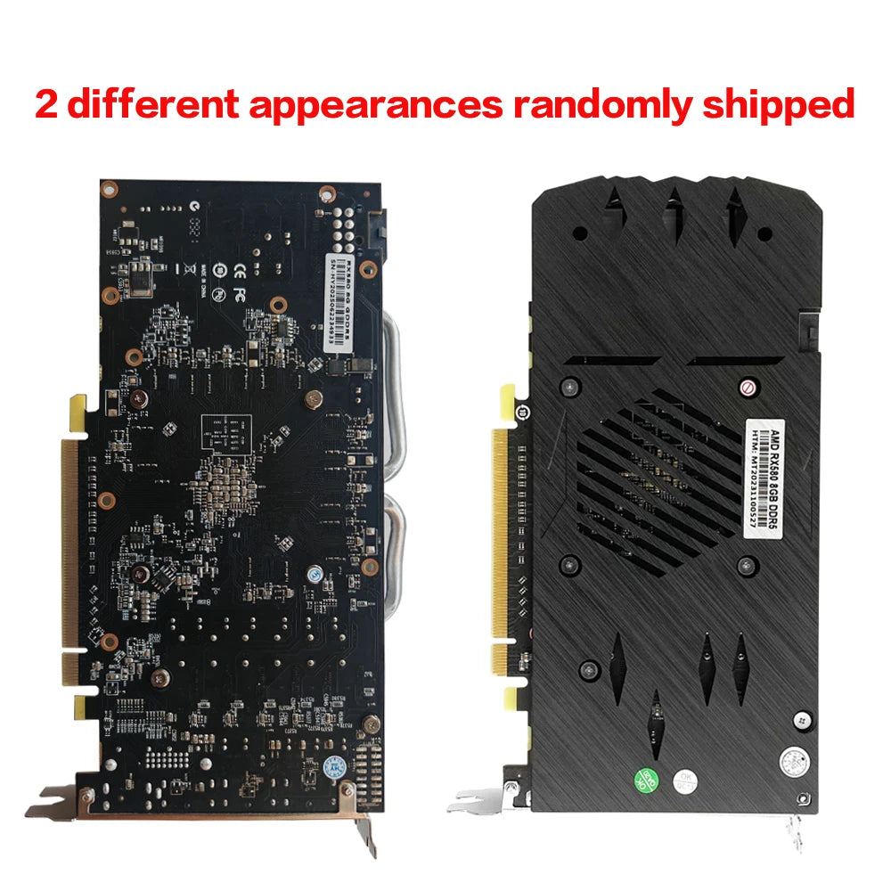 AMD RX 580 8GB GDDR5 256-Bit Gaming Graphics Card, PCI-E 3.0, Radeon GPU