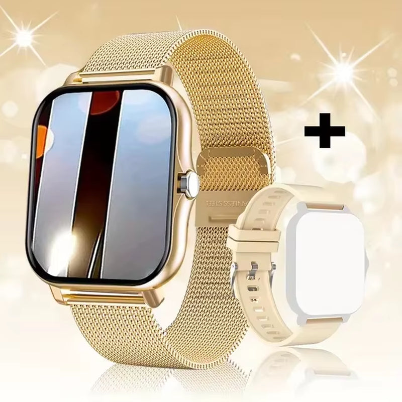 Smartwatch 2025: Llamadas, Mensajes y Fitness con Pantalla Táctil - Regalo Ideal para Hombre y Mujer