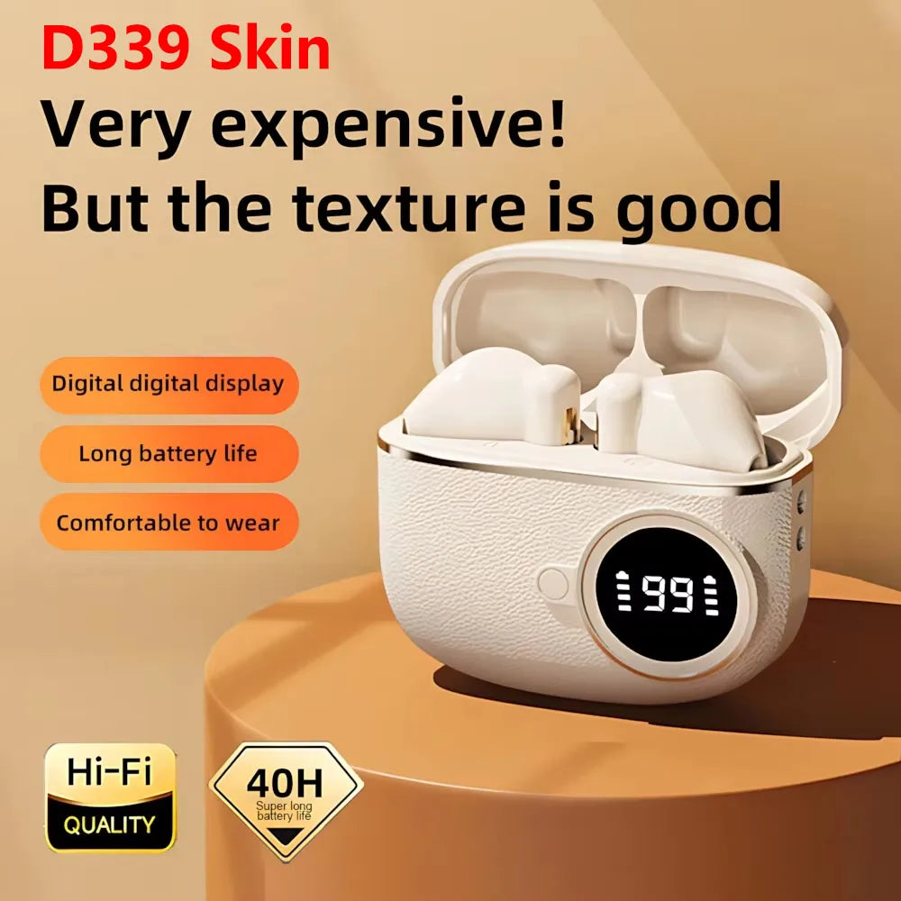 Auriculares Inalámbricos HK3 TWS Bluetooth 5.3 con ENC, Pantalla LED y Sonido Estéreo para Deportes