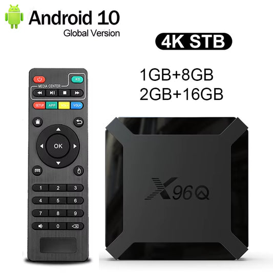 Hot Q Android 10.0 Smart TV Box, 2GB/16GB, Allwinner H313 Quad Core, 4K, Mini Set-Top Box