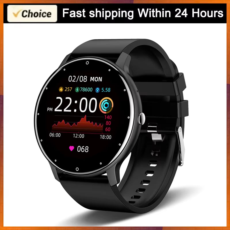 2025 Smartwatch for Men & Women - Waterproof Fitness Tracker with Heart Rate Monitor for Xiaomi, Android & iOS