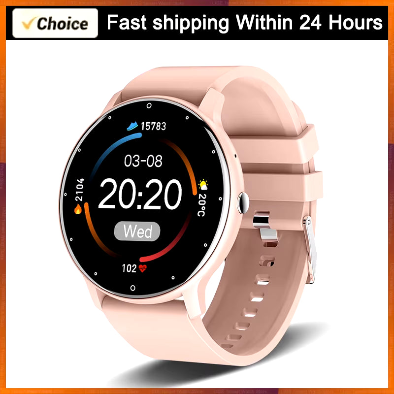 2025 Smartwatch for Men & Women - Waterproof Fitness Tracker with Heart Rate Monitor for Xiaomi, Android & iOS