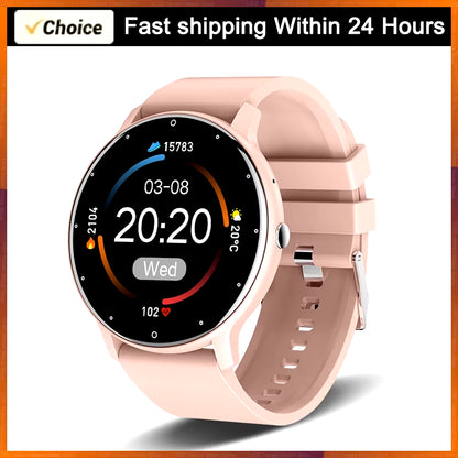 2025 Smartwatch for Men & Women - Waterproof Fitness Tracker with Heart Rate Monitor for Xiaomi, Android & iOS