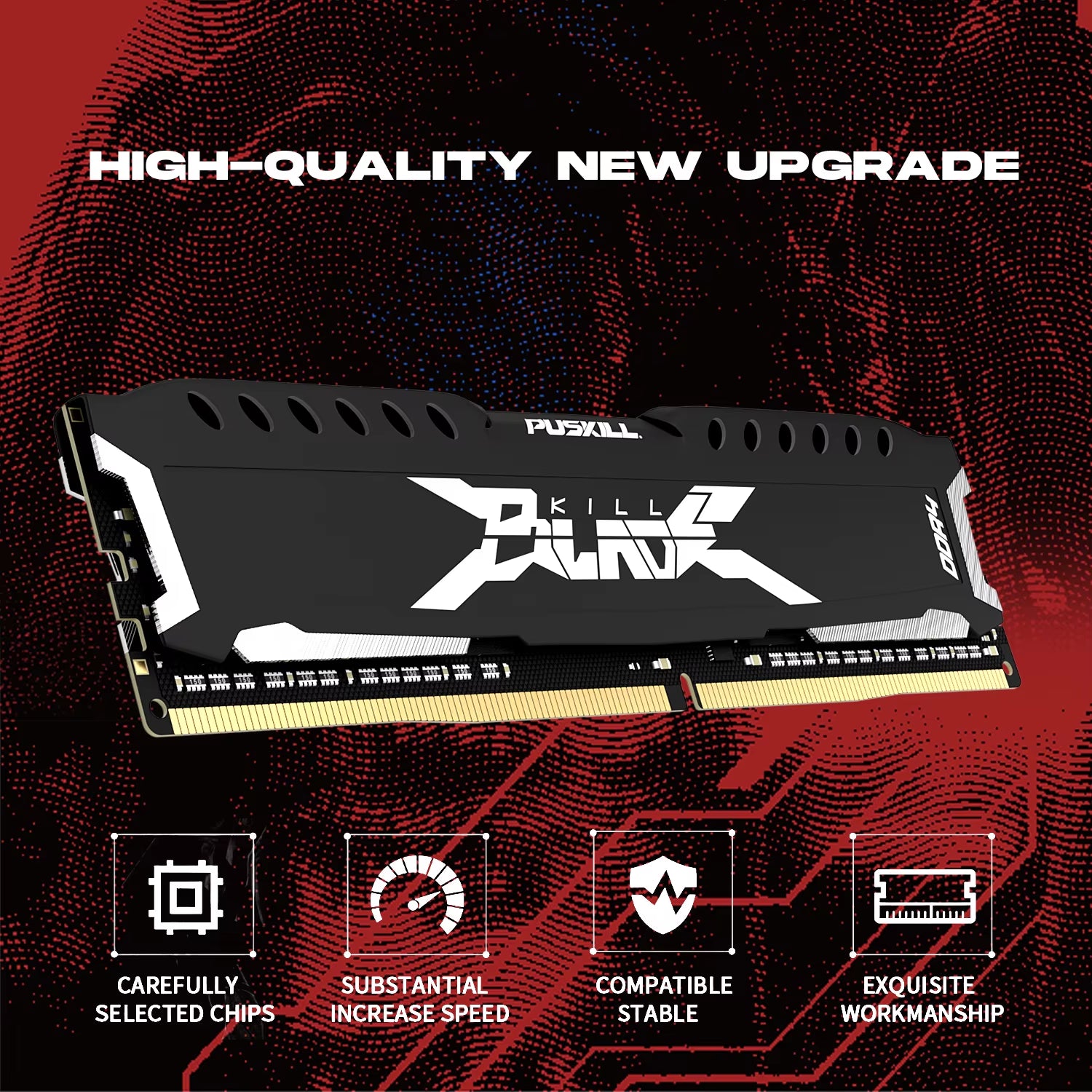 Memória RAM DDR4 16GB 8GB 1.2V 3200Mhz 2666Mhz Desktop Computer UDIMM Cooling Vest Memory Memoria