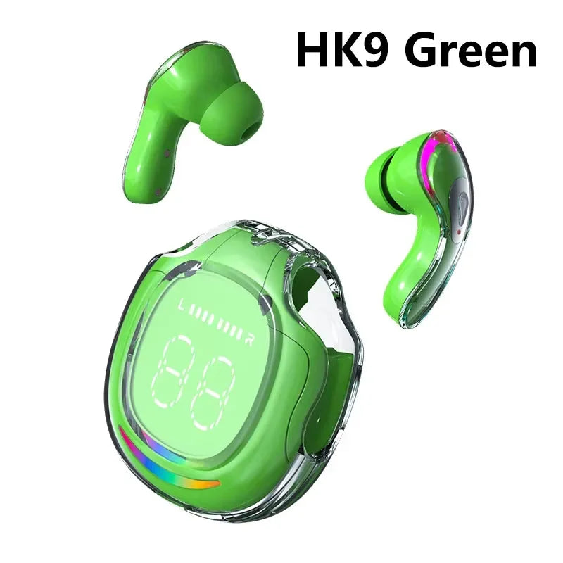 Auriculares Inalámbricos HK3 TWS Bluetooth 5.3 con ENC, Pantalla LED y Sonido Estéreo para Deportes