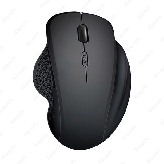 Mouse Inalámbrico Dual Bluetooth 1600 DPI, Ergonómico y Recargable para Laptop, Tablet y Mac