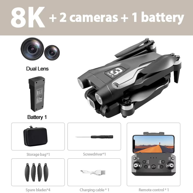 Xiaomi Mijia Z908 Pro/MAX 8K Drone with 3-Sided Obstacle Avoidance
