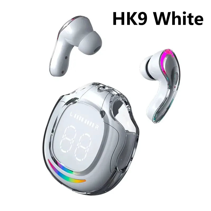 Auriculares Inalámbricos HK3 TWS Bluetooth 5.3 con ENC, Pantalla LED y Sonido Estéreo para Deportes