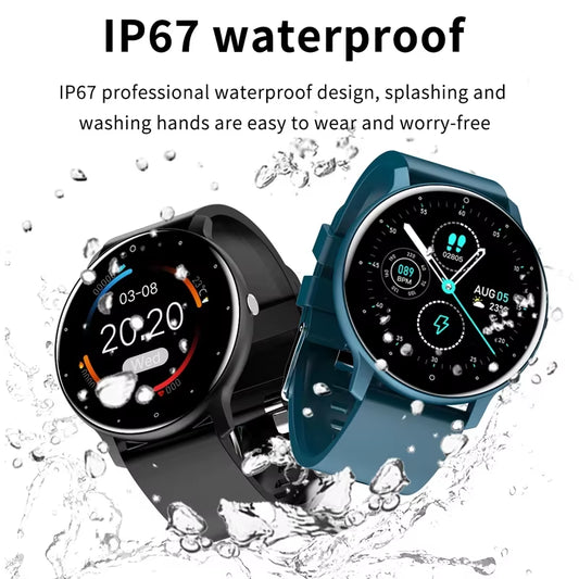 2025 Smartwatch for Men & Women - Waterproof Fitness Tracker with Heart Rate Monitor for Xiaomi, Android & iOS