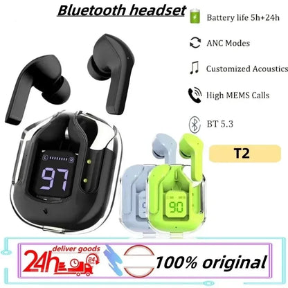 Auriculares Inalámbricos HK3 TWS Bluetooth 5.3 con ENC, Pantalla LED y Sonido Estéreo para Deportes