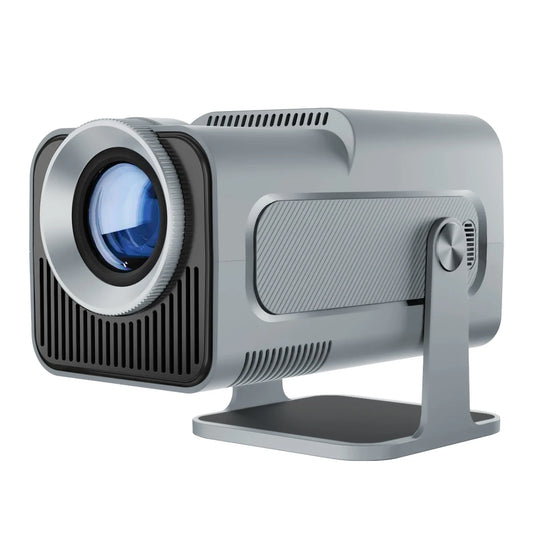 HY320 Android 11 Projector, 390 ANSI, Native 1080P 4K, Dual WiFi6, BT5.0, Portable Cinema