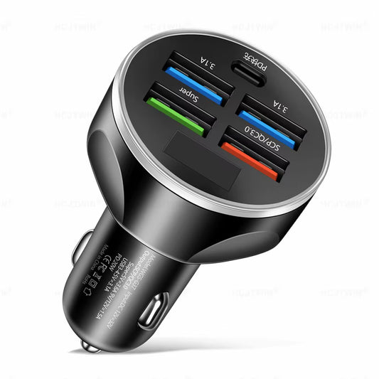 ChargeMax 250W USB-C Car Charger