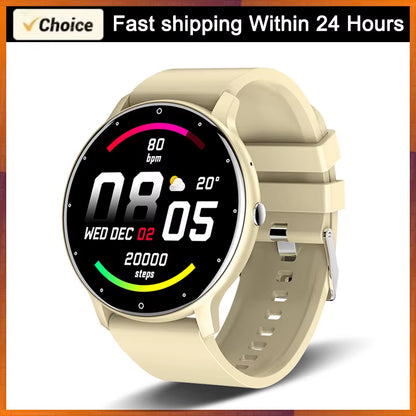 2025 Smartwatch for Men & Women - Waterproof Fitness Tracker with Heart Rate Monitor for Xiaomi, Android & iOS