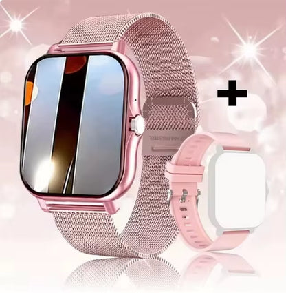 Smartwatch 2025: Llamadas, Mensajes y Fitness con Pantalla Táctil - Regalo Ideal para Hombre y Mujer