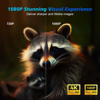 HY350 Pro 580 ANSI 4K 1080P Projector, Android 11, Auto Focus, WiFi6, Voice Control, Allwinner H713, BT5.0, Home Cinema