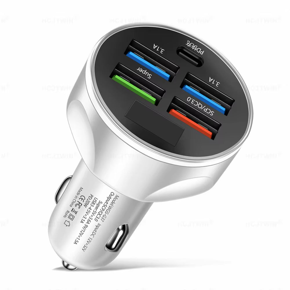 ChargeMax 250W USB-C Car Charger