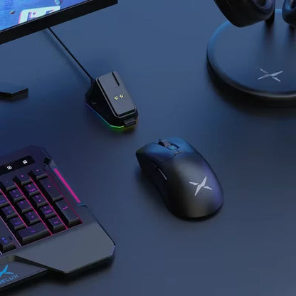 M900PRO Wireless Gaming Mouse - 8K Polling Rate, PAW3395 Sensor, 63g, Ergonomic, RGB Charging Dock, Right-Handed