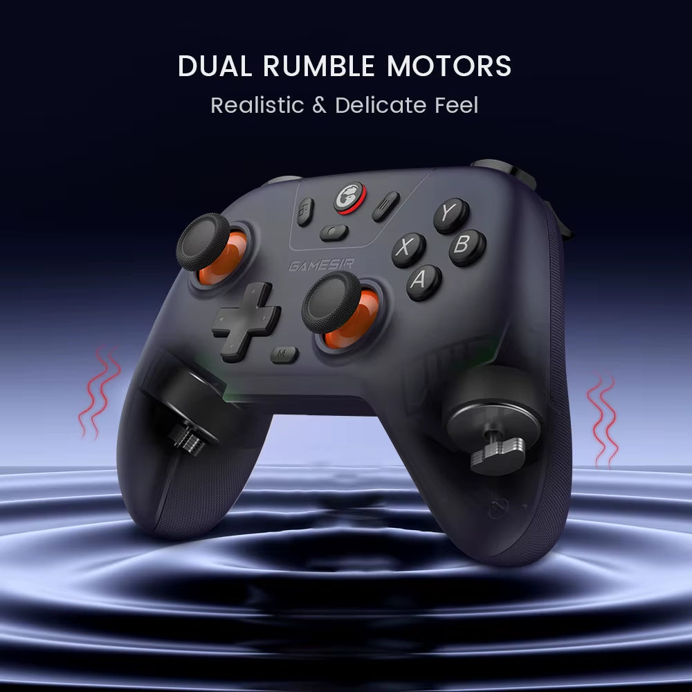 GameSir T4 Nova Lite: Controlador Inalámbrico para Switch, Android, iOS, PC y Steam con Joystick Hall Effect