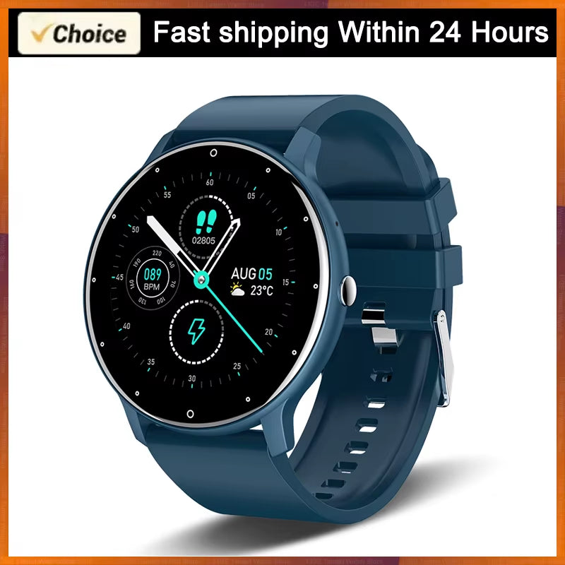 2025 Smartwatch for Men & Women - Waterproof Fitness Tracker with Heart Rate Monitor for Xiaomi, Android & iOS