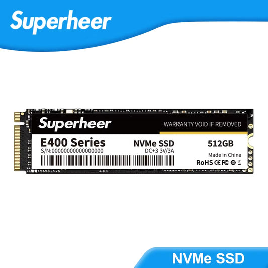M2 NVMe SSD: PCIe 3.0 internal solid-state drive, 128GB to 1TB, for laptops and desktops