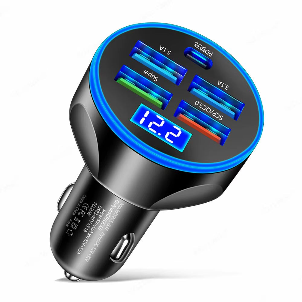 ChargeMax 250W USB-C Car Charger